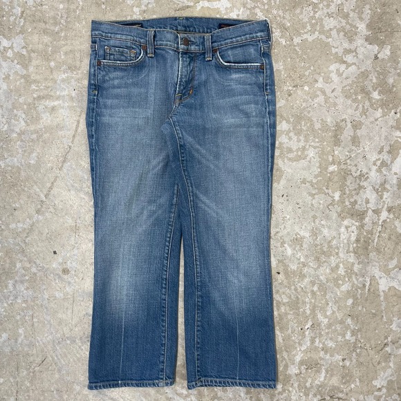 Citizens of Humanity Jeans Womens 28 Kelly #063 Low Waist Cropped Fits 29x22 - Picture 1 of 14